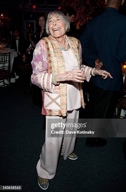 Mary Rodgers Guettel attends The Juilliard School presents Hail Mary! Gala Tribute to Mary Rodgers Guettel at Peter Jay Sharp Theater on April 30,...