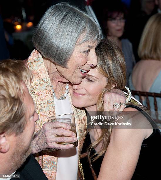 Mary Rodgers Guettel and Helen Hunt attend The Juilliard School presents Hail Mary! Gala Tribute to Mary Rodgers Guettel at Peter Jay Sharp Theater...