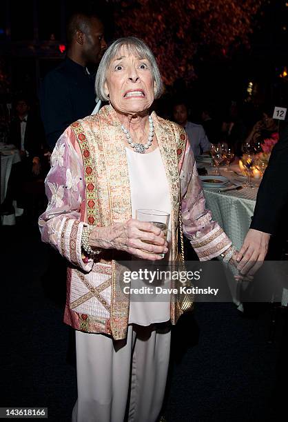 Mary Rodgers Guettel attends The Juilliard School presents Hail Mary! Gala Tribute to Mary Rodgers Guettel at Peter Jay Sharp Theater on April 30,...