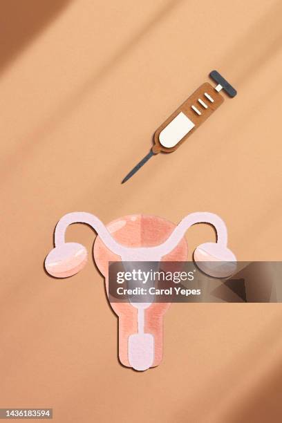 papiloma virus vaccination  conccptual image - hpv stock pictures, royalty-free photos & images