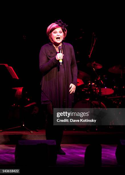 Faith Prince at The Juilliard School presents Hail Mary! Gala Tribute to Mary Rodgers Guettel at the Peter Jay Sharp Theater on April 30, 2012 in New...