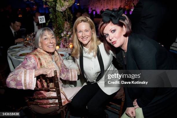 Mary Rodgers Guettel, Laura Linney and Faith Prince at The Juilliard School Presents Hail Mary! Gala Tribute To Mary Rodgers Guettel at Peter Jay...