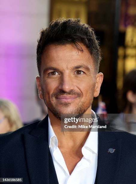 Peter Andre attends the Pride of Britain Awards 2022 at Grosvenor House on October 24, 2022 in London, England.