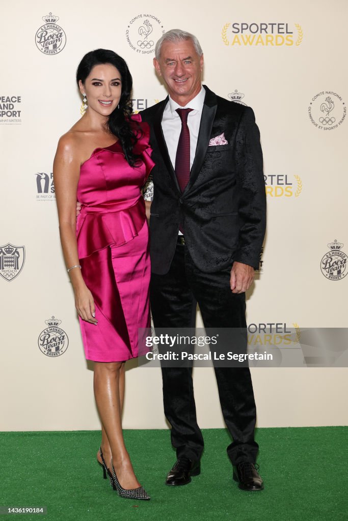 Iam Rosh Ian Rush and wife attend the SPORTEL Awards at Grimaldi Forum on ...
