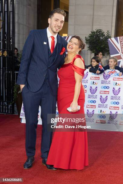 Mark Hoyle and Roxanne Hoyle attend the Pride of Britain Awards 2022 at Grosvenor House on October 24, 2022 in London, England.