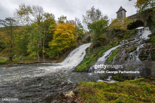 waterfalls of coo in belgium - wallonia stock pictures, royalty-free photos & images