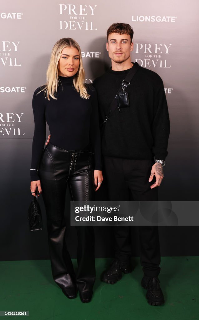 Emily Olivia and Kori Sampson attend the "Prey For The Devil"... News