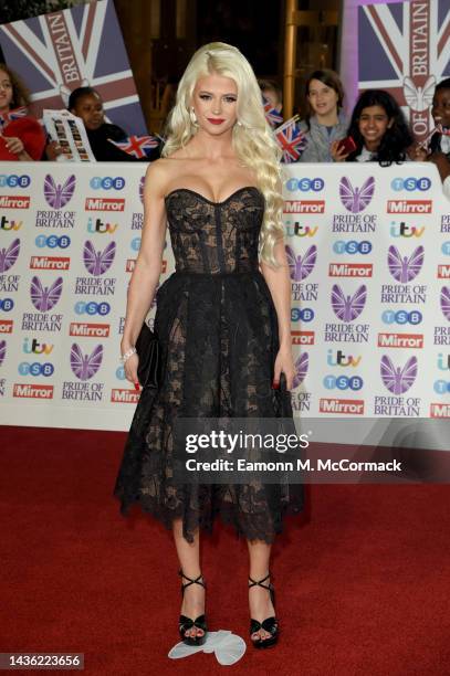 Danielle Harold attends the Daily Mirror Pride of Britain Awards 2022 at Grosvenor House on October 24, 2022 in London, England.