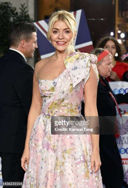 Holly Willoughbyattends the Pride of Britain Awards 2022 at Grosvenor House on October 24, 2022 in London, England.