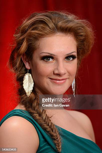 Actress Isobel Hodgins attends The 2012 British Soap Awards at ITV Studios on April 28, 2012 in London, England.