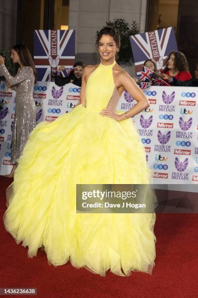 Maura Higgins attends the Pride of Britain Awards 2022 at Grosvenor House on October 24, 2022 in London, England.