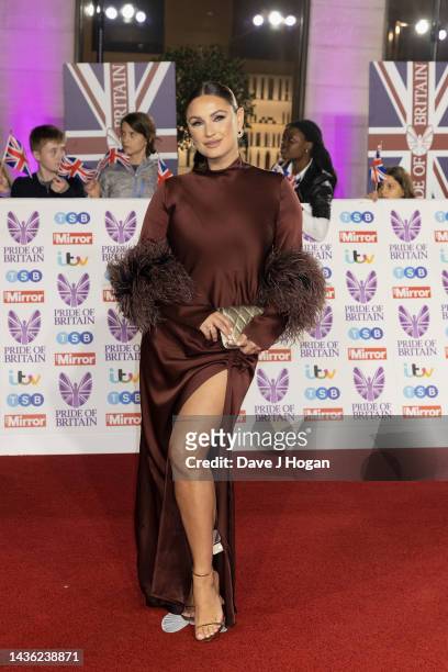 Sam Faiers attends the Pride of Britain Awards 2022 at Grosvenor House on October 24, 2022 in London, England.