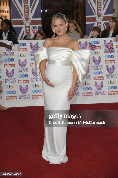 Molly-Mae Hague attends the Daily Mirror Pride of Britain Awards 2022 at Grosvenor House on October 24, 2022 in London, England.