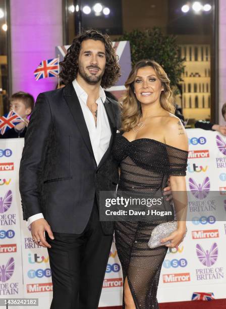 Graziano Di Prima and Kym Marsh attend the Pride of Britain Awards 2022 at Grosvenor House on October 24, 2022 in London, England.