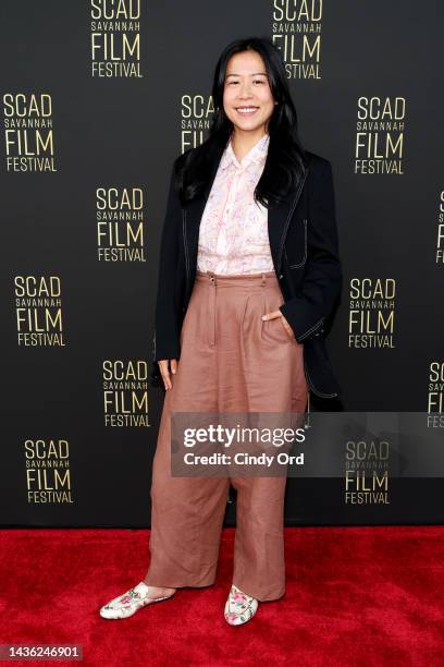 Domee Shi attends The 25th SCAD Savannah Film Festival - Day 3 on October 24, 2022 in Savannah, Georgia.