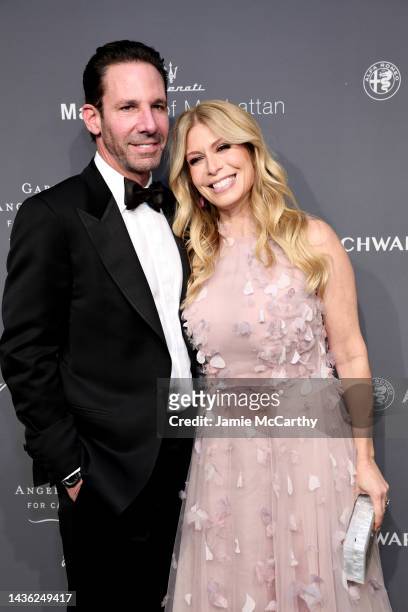 Erik Brooks and Jill Martin attend Angel Ball 2022 hosted by Gabrielle's Angel Foundation at Cipriani Wall Street on October 24, 2022 in New York...