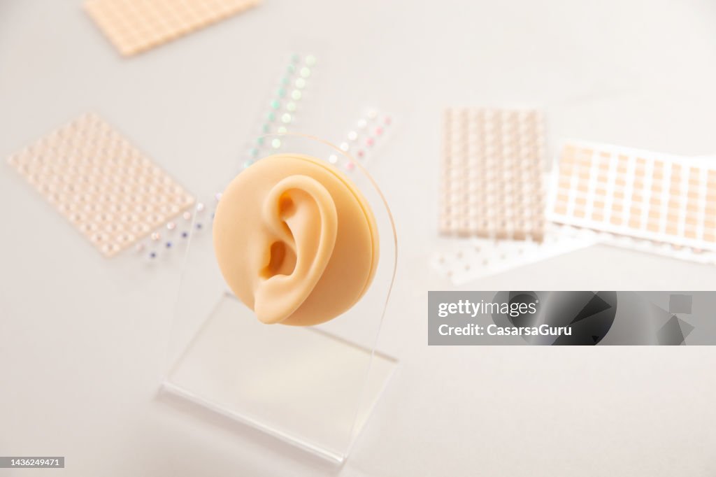 Ear Pact Set Of Magnetic Therapy Ear Patch Auricular Auriculotherapy And Ear ...