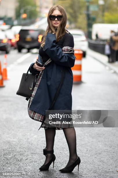 Anna Delvey is seen outside Federal Plaza in lower Manhattan after attending a parole meeting on October 24, 2022 in New York City. Delvey was...