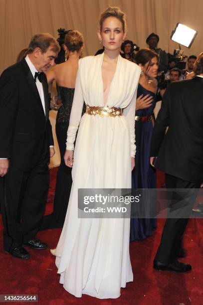 Leelee Sobieski attends the Metropolitan Museum of Art’s 2011 Costume Institute Gala featuring the opening of the exhibit Alexander McQueen: Savage...