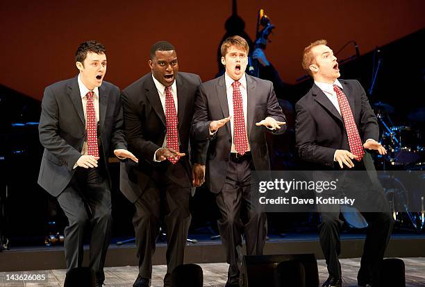 Kyle Bieldeld, John Brancy, Michael James Shaw and Noah Witke at Peter Jay Sharp Theater on April 30, 2012 in New York City.