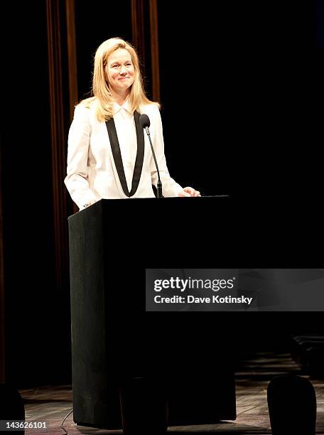 Laura Linney at Peter Jay Sharp Theater on April 30, 2012 in New York City.