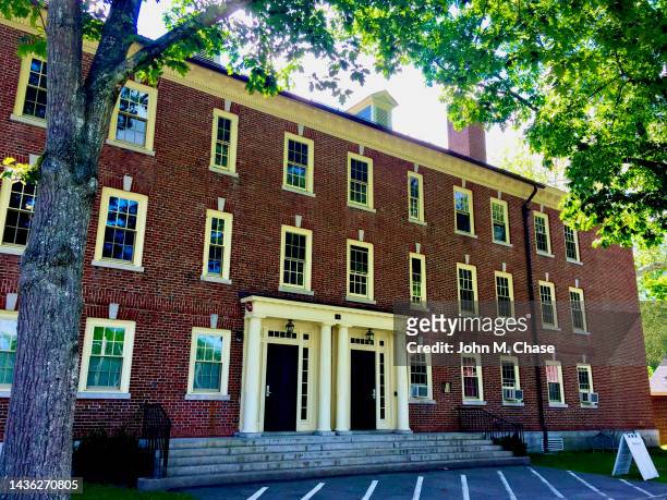 student dormitory, phillips academy, andover, massachusetts (usa) - boarding school bildbanksfoton och bilder