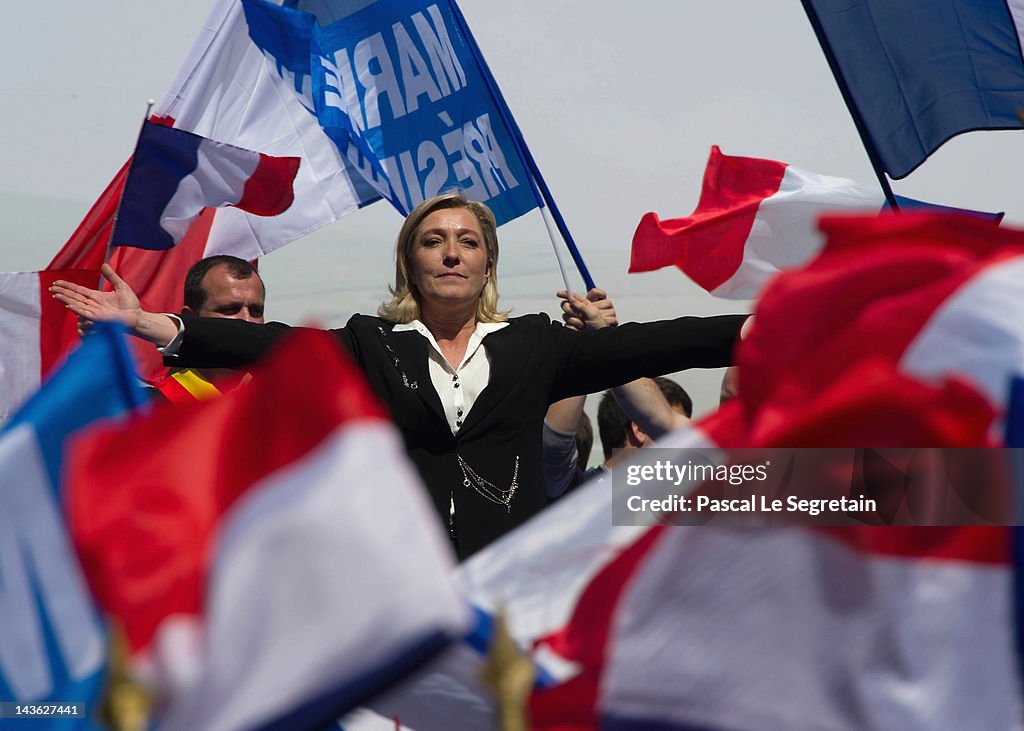 French Far Right Party 'Front National' May Day Demonstration In Paris