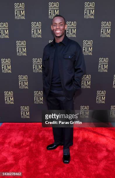 Actor Micheal Ward attends day 3 of The 25th SCAD Savannah Film Festival on October 24, 2022 in Savannah, Georgia.