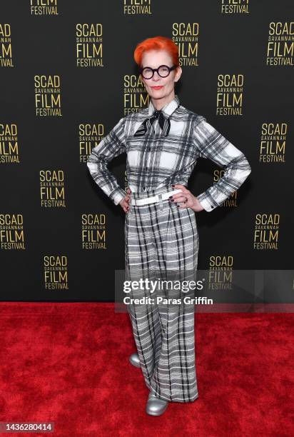 Sandy Powell attends day 3 of The 25th SCAD Savannah Film Festival on October 24, 2022 in Savannah, Georgia.