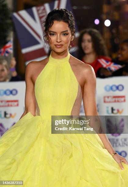 Maura Higgins attends the Pride of Britain Awards 2022 at Grosvenor House on October 24, 2022 in London, England.