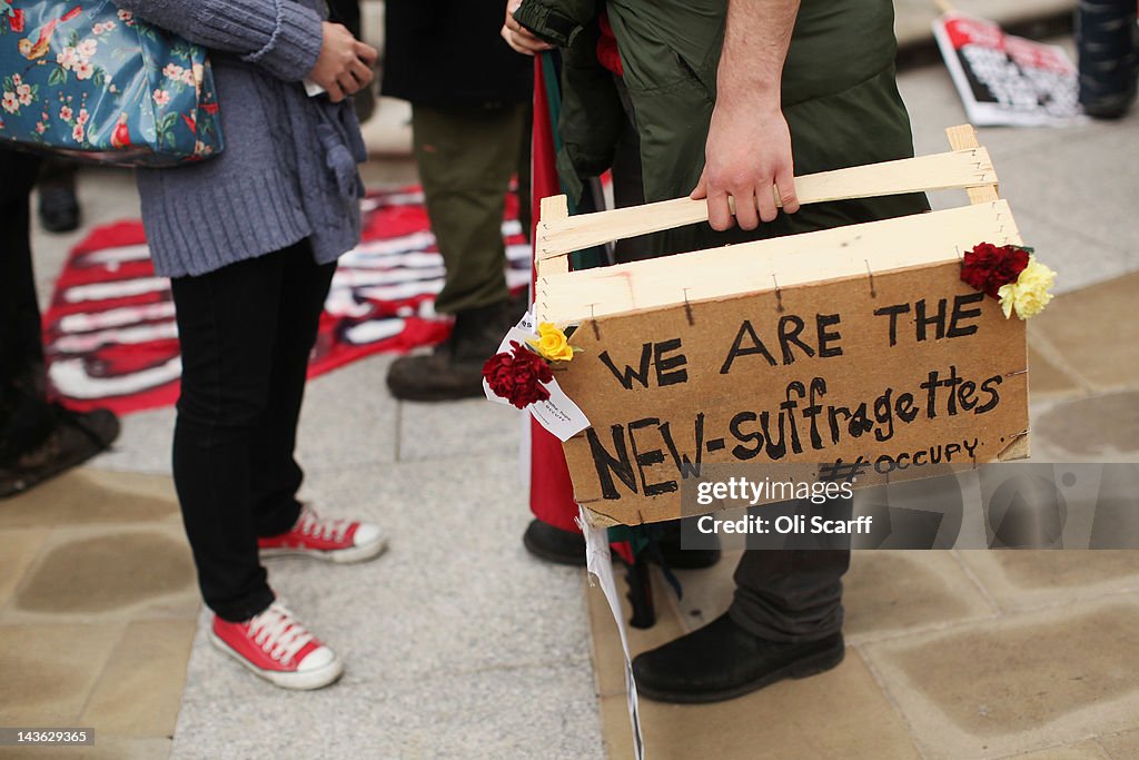 Campaign Groups Take Part In A May Day March