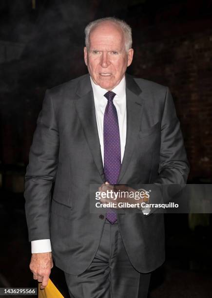 Former Director of the Central Intelligence Agency John O. Brennan is seen on October 24, 2022 in Philadelphia, Pennsylvania.