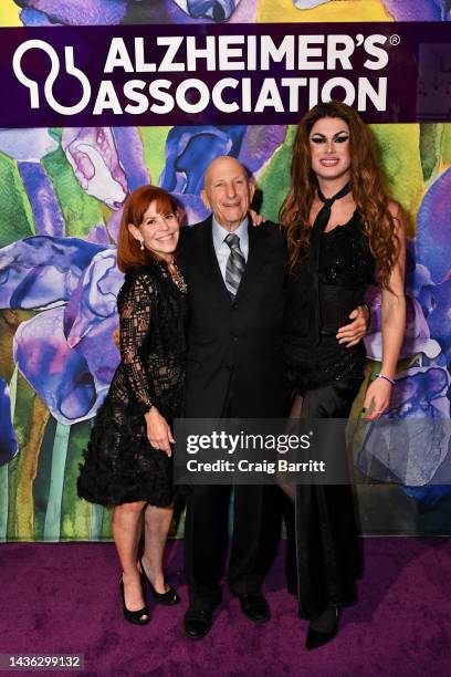 Jenn Wollin, Lonnie Wollin and Scarlet Envy attend the 2022 Alzheimer's Association Imagine Benefit, built on the legacy of the Rita Hayworth Gala at...