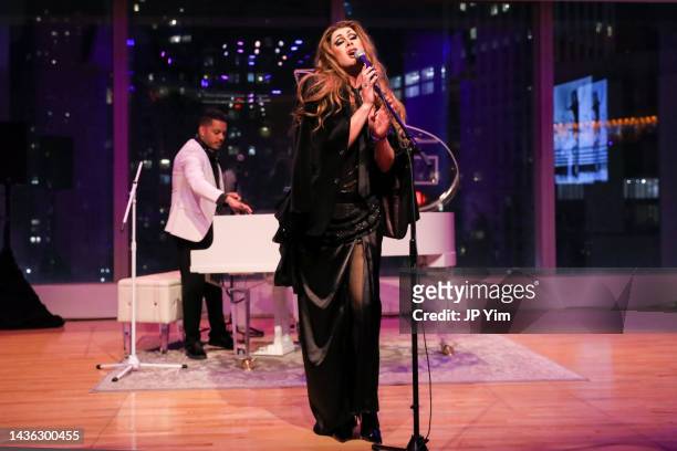 Scarlet Envy performs onstage during the 2022 Alzheimer's Association Imagine Benefit, built on the legacy of the Rita Hayworth Gala at Jazz at...