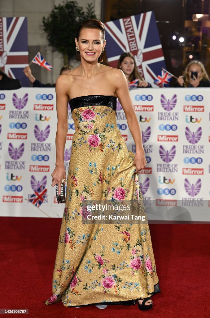 Kara Tointon attends the Pride of Britain Awards 2022 at Grosvenor
