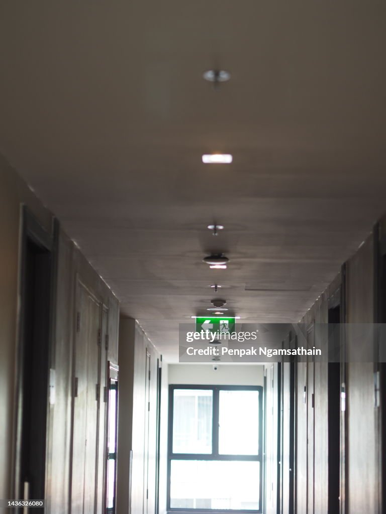 Fire exit sign