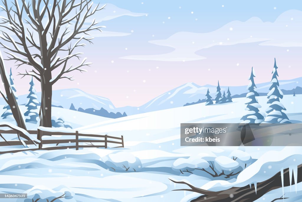 Snowy Countryside