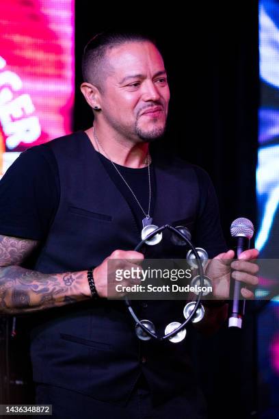 Singer Andy Vargas of Santana performs onstage at the Medlock-Krieger All-Star Concert benefiting The Pat Tillman Foundation, Cancer Support...
