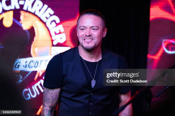 Singer Andy Vargas of Santana performs onstage at the Medlock-Krieger All-Star Concert benefiting The Pat Tillman Foundation, Cancer Support...