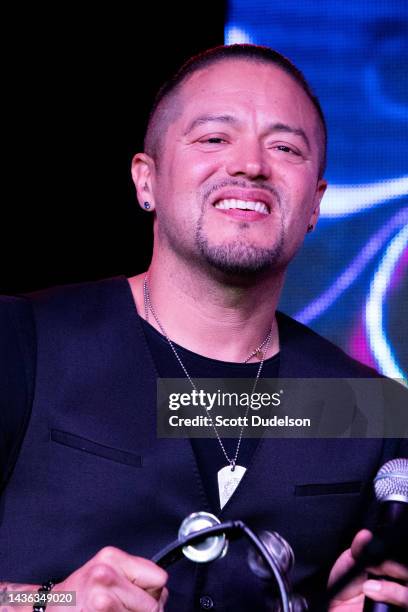 Singer Andy Vargas of Santana performs onstage at the Medlock-Krieger All-Star Concert benefiting The Pat Tillman Foundation, Cancer Support...