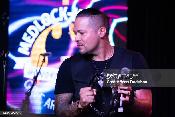 Singer Andy Vargas of Santana performs onstage at the Medlock-Krieger All-Star Concert benefiting The Pat Tillman Foundation, Cancer Support...