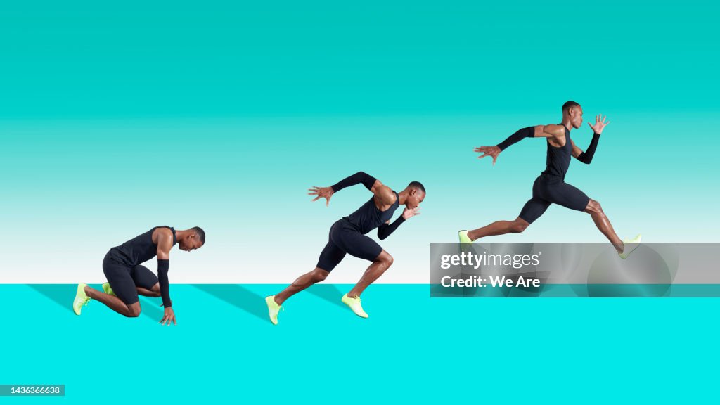 Sprinter in Motion