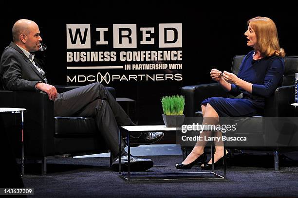 Chris Anderson, Editor in Chief, WIRED and Mary 'Missy' Cummings, Professor, MIT attend Wired Business Conference in Partnership with MDC Partners at...