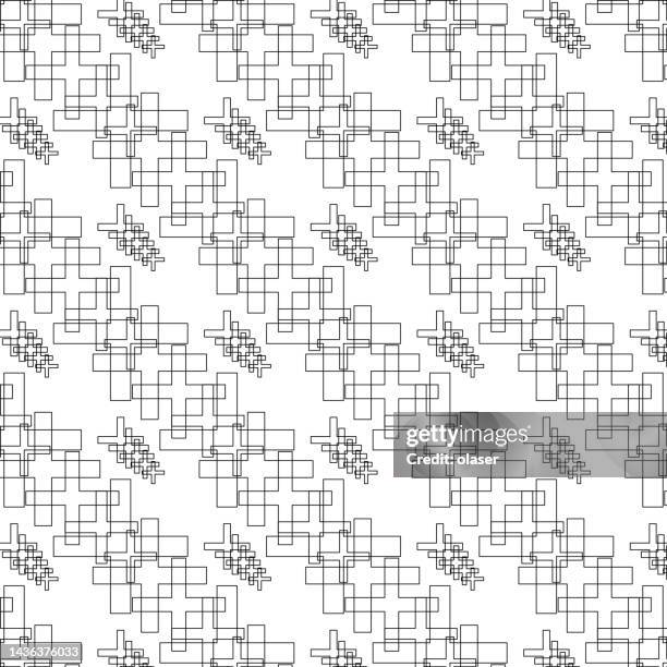 Plus Sign Interlocking Pattern Plus Sign Grid Photos and Premium High Res Pictures - Getty Images