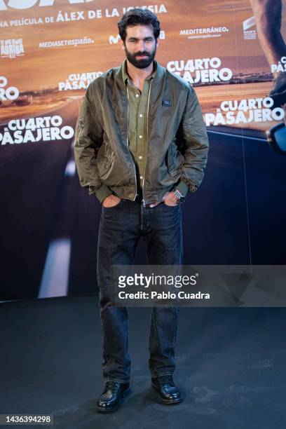 Spanish actor Ruben Cortada attends the "El Cuarto Pasajero" photocall at Cars Studio on October 25, 2022 in Madrid, Spain.
