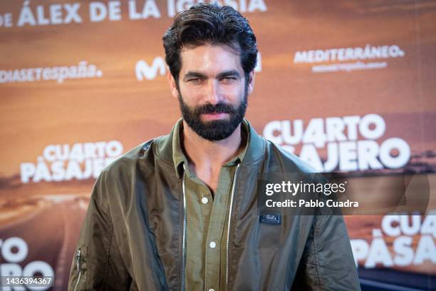 Spanish actor Ruben Cortada attends the "El Cuarto Pasajero" photocall at Cars Studio on October 25, 2022 in Madrid, Spain.