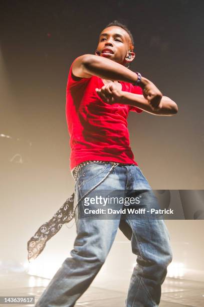 Prodigy from Mindless Behavior performs at Le Bataclan on May 1, 2012 in Paris, France.
