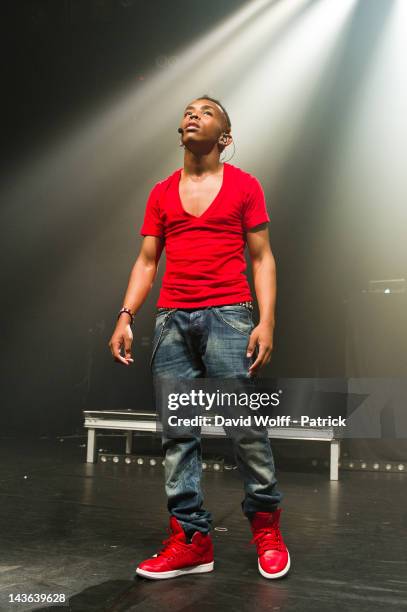 Prodigy from Mindless Behavior performs at Le Bataclan on May 1, 2012 in Paris, France.