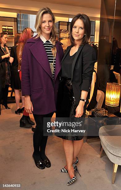 Olivia Hunt and Arabella Musgrave attends the Gucci Hosts "Very Classy" by Derek Blasberg at the Gucci Store on May 1, 2012 in London, England.