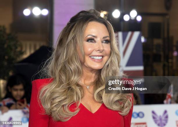 Carol Vorderman attends the Pride of Britain Awards 2022 at Grosvenor House on October 24, 2022 in London, England.